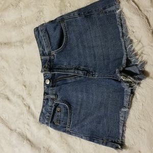Topshop Shorts Womens Size 2 Moto Mom High Waist Denim.Summer